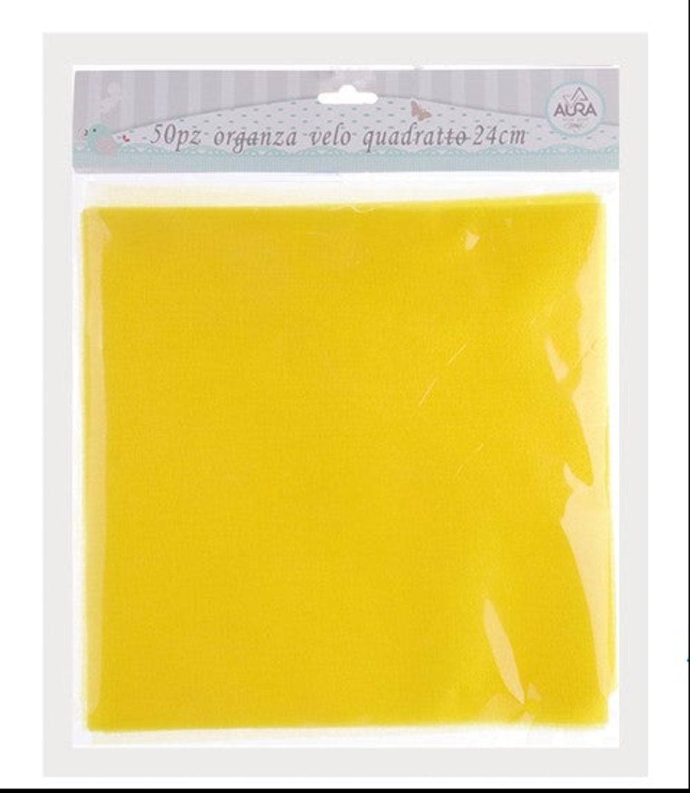 confezione veli confetti gialli