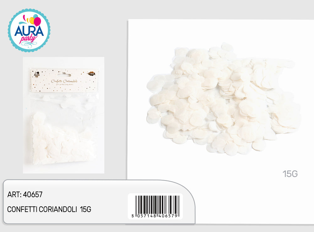 White confetti