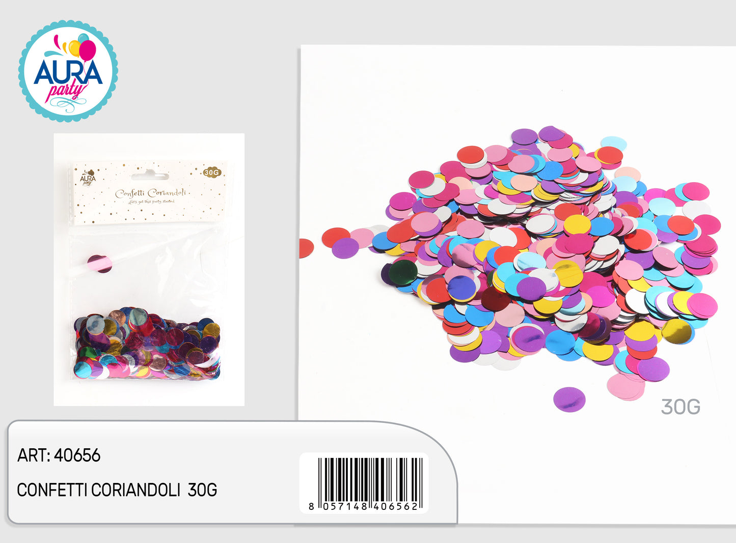 coriandoli multicolor