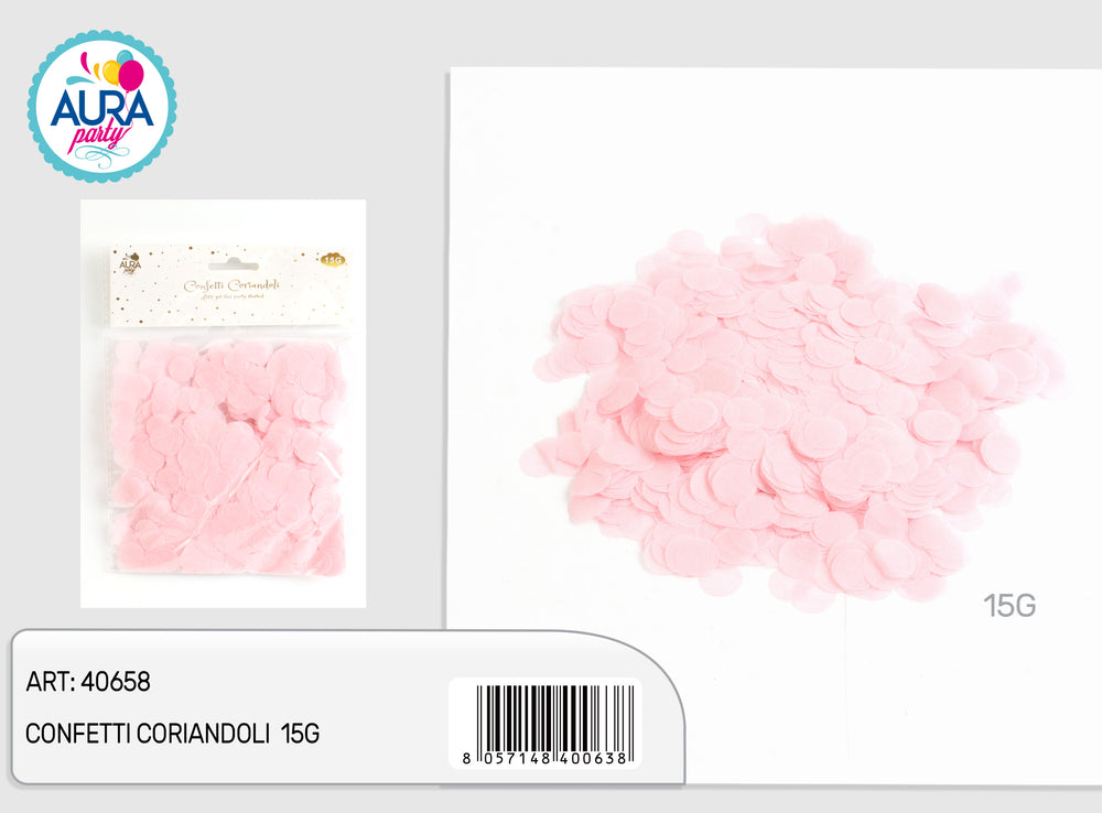 Pink confetti