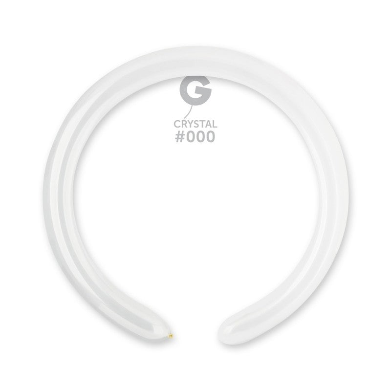 2-inch latex balloons, pastel transparent, cf100