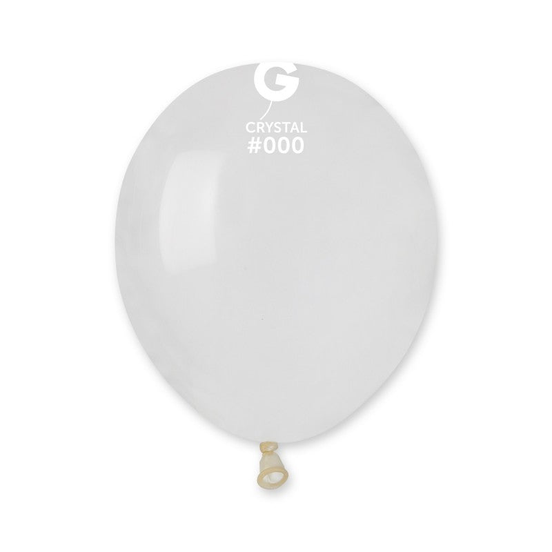 5-inch transparent pastel latex balloons, 100 pcs