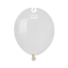 5-inch transparent pastel latex balloons, 100 pcs