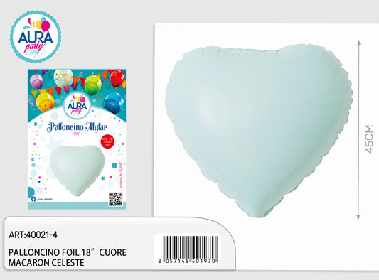 cuore macaron azzurro