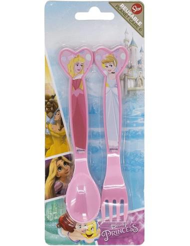 Principesse Disney set 2 posate in plastica