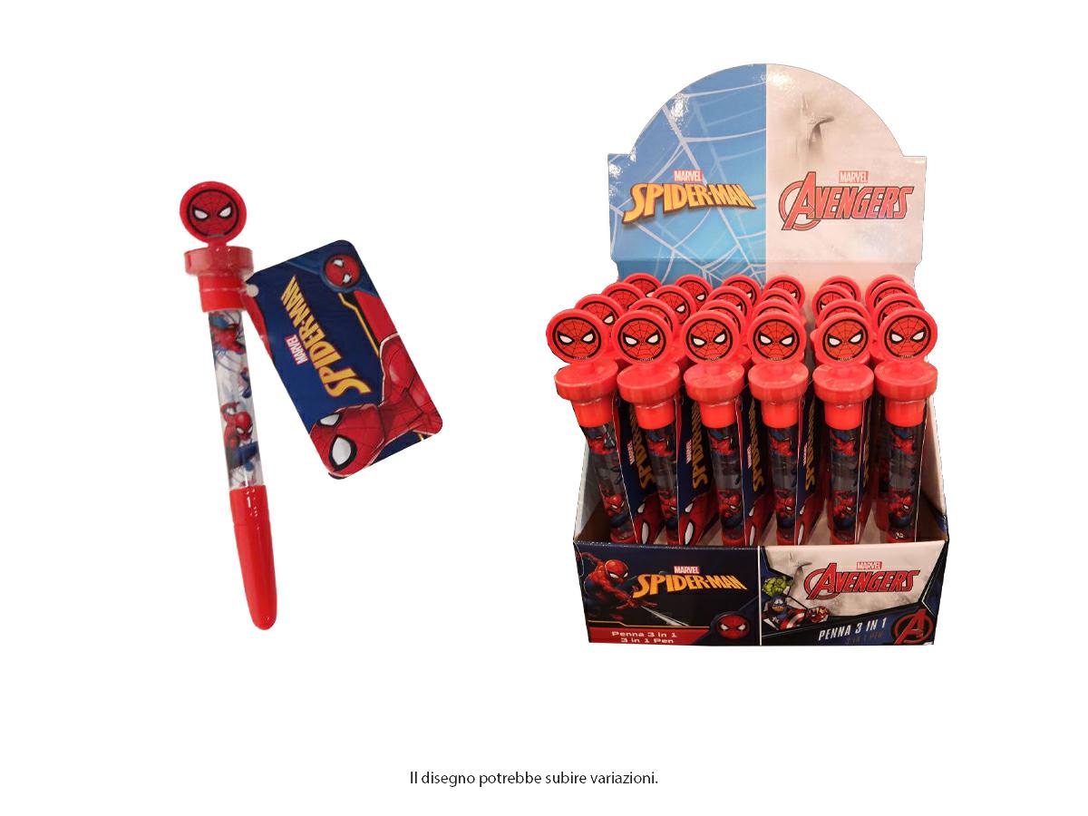 Penna con bolle di sapone Spider Man