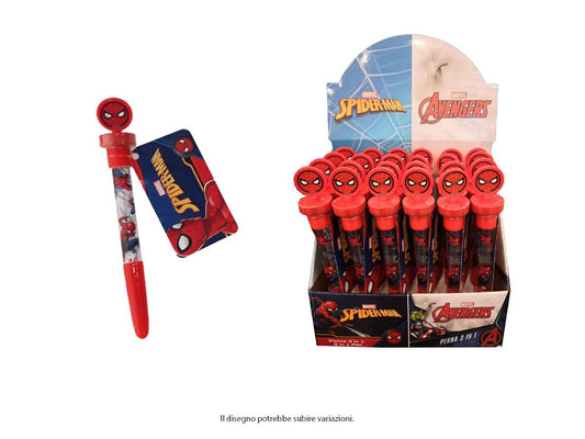 Penna con bolle di sapone Spider Man