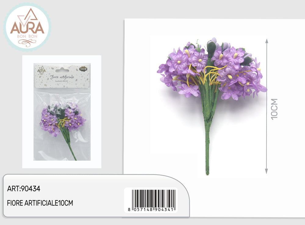 10cm lilac artificial flowers for wedding favors