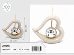 Diffusore cuore 13,5x5,5x11,5cm