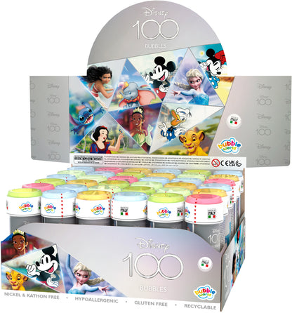 disney 100 bolle di sapone box