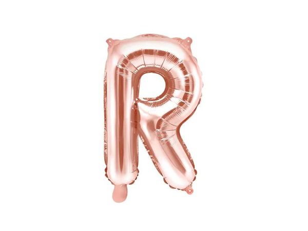 Palloncini Lettere Colore Rosa Gold 35cm