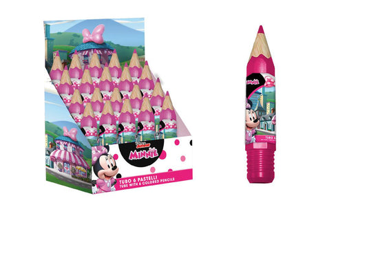 Minnie 8 colori a matita in tubo