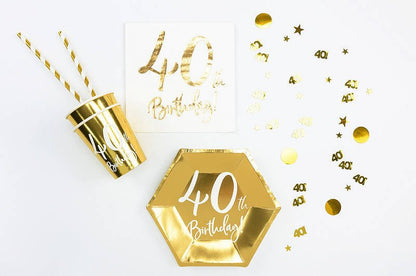 Coriandoli in foil 40 oro 15g