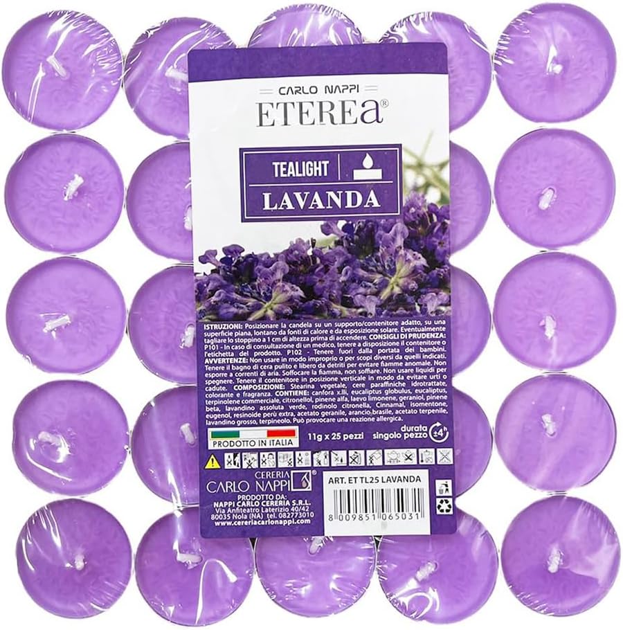 Ethereal 25 Tealights Lavender