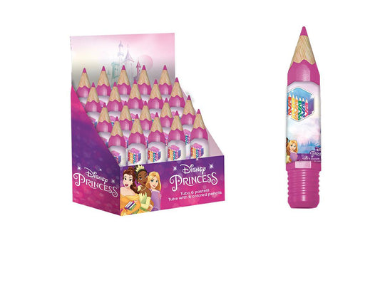 Disney Princess 8 colori a matita in tubo