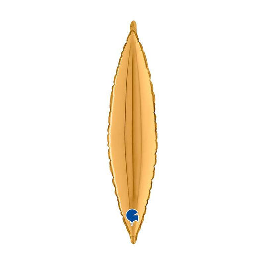 Palloncino in Foil 18 pollici/45cm Foglia Oro "Deco Leaf" – Grabo
