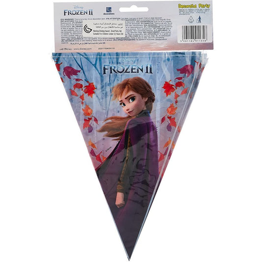 Festone bandierine triangolari Frozen II 2,3m