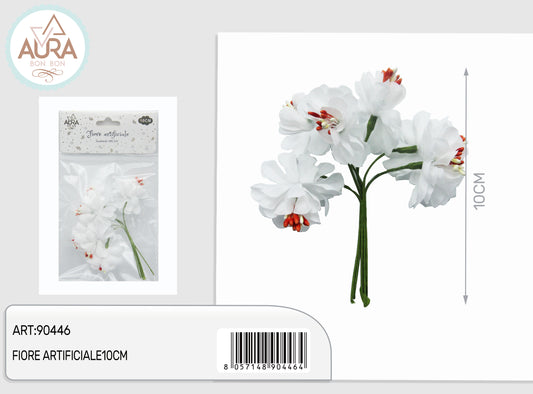 fiori artificiali bianchi