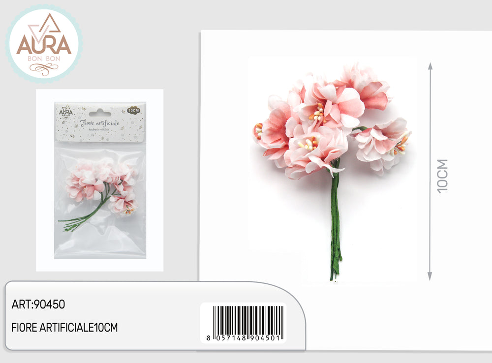10cm blush pink artificial flowers for wedding favors