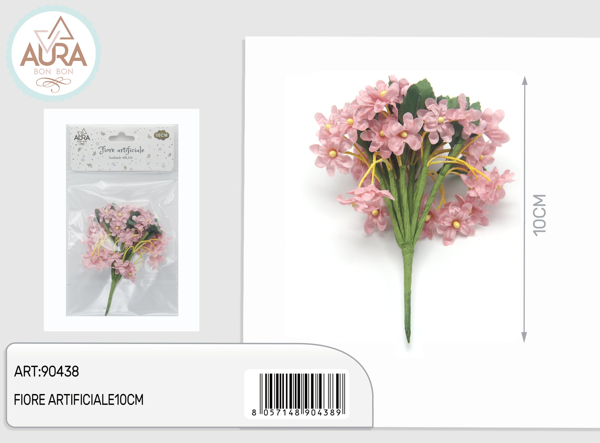 fiori artificiali rosa