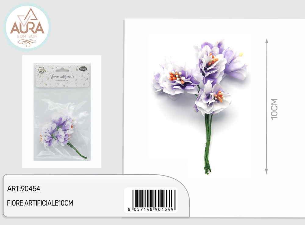 10cm lilac artificial flowers for wedding favors