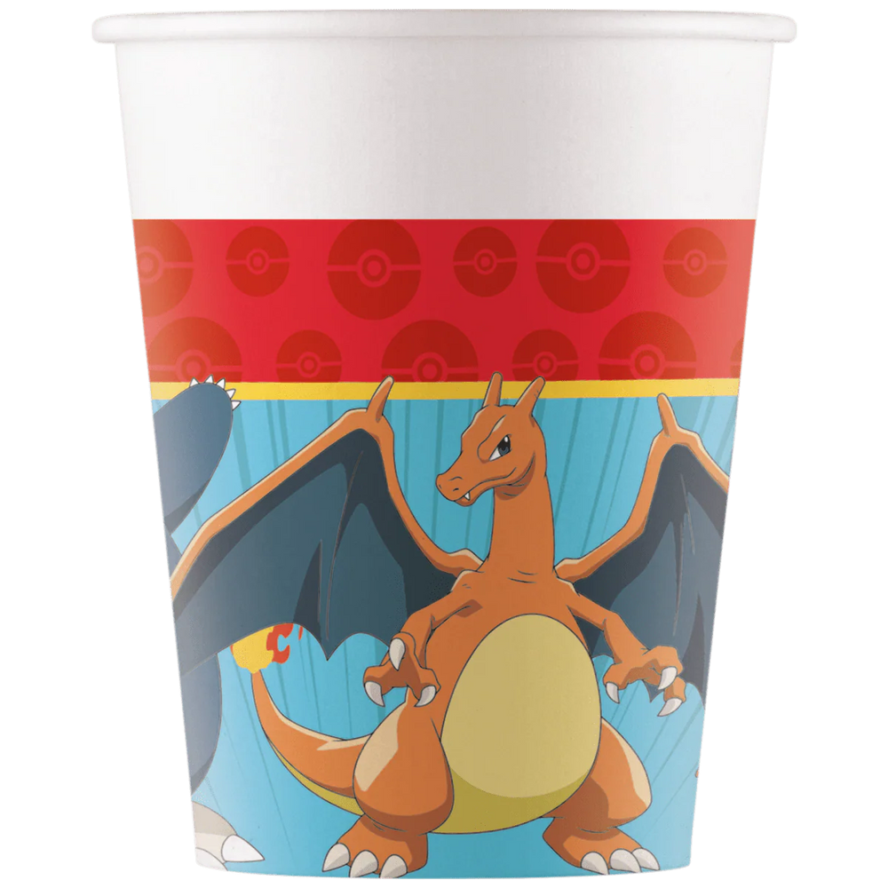 8-piece Pokemon Evolution paper cup