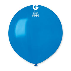 19-inch pastel blue latex balloons, 25 pcs