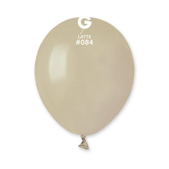 5-inch pastel milk latex balloons, 100 pcs