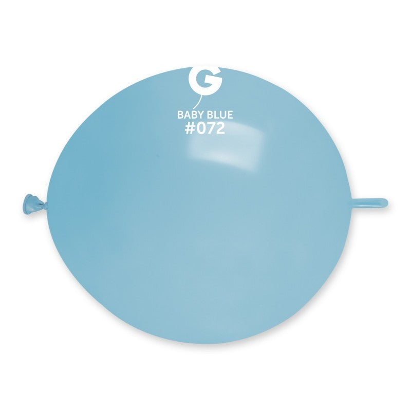 13inch link baby blue balloons 100pcs