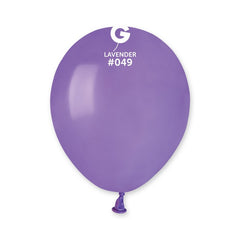 5-inch pastel lavender latex balloons, 100 pcs