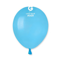 5 inch pastel blue latex balloons cf100