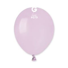 5-inch pastel lilac latex balloons, 100 pcs