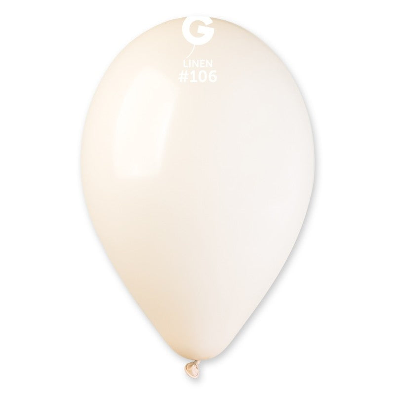 Palloncini in Lattice Pastello Linen #106   5" (13 cm) – Gemar, 100 pz