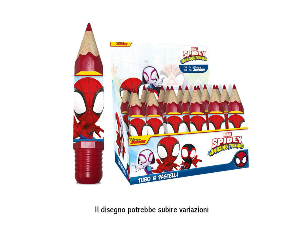 Spidey 8 colori a matita in tubo