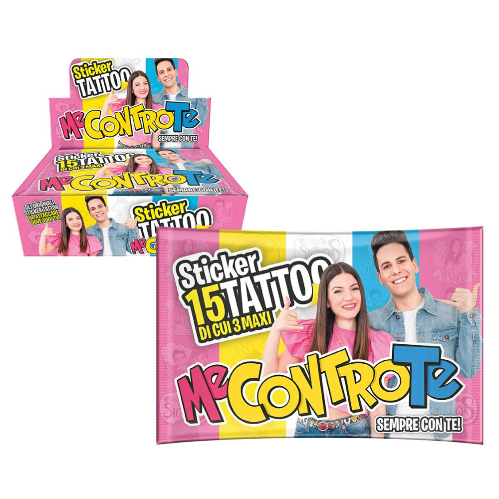 Me Contro Te sticker tatto collection flowpack