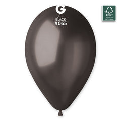 palloncini 12inch lattice metallizzati nero cf.50