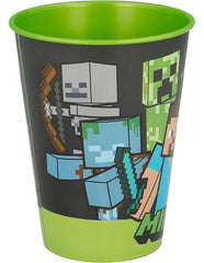 Bicchiere in plastica 260ml Minecraft
