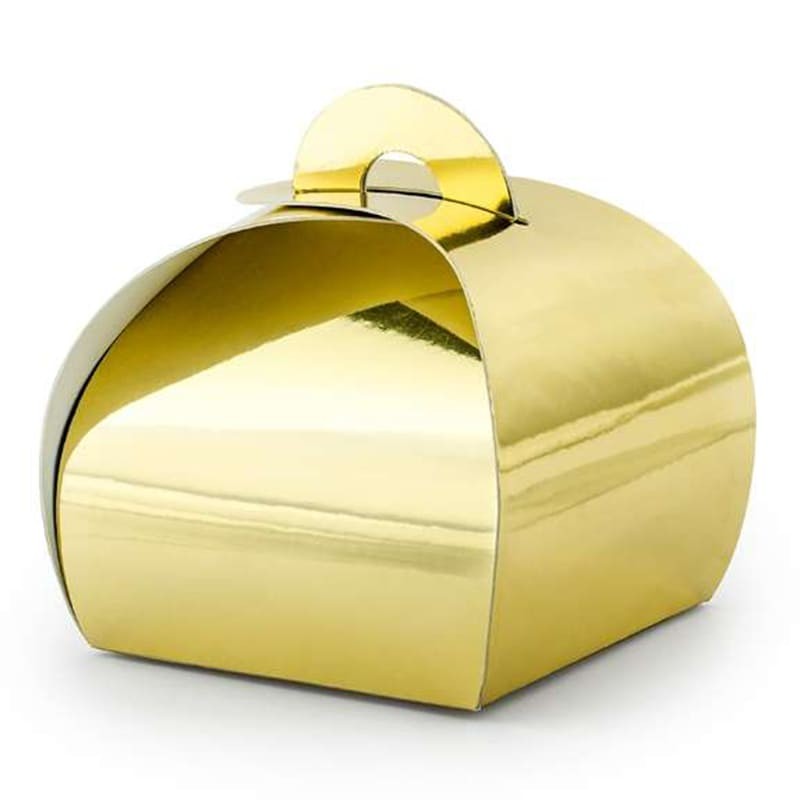 Gold boxes 6x6x5.5cm 10pcs