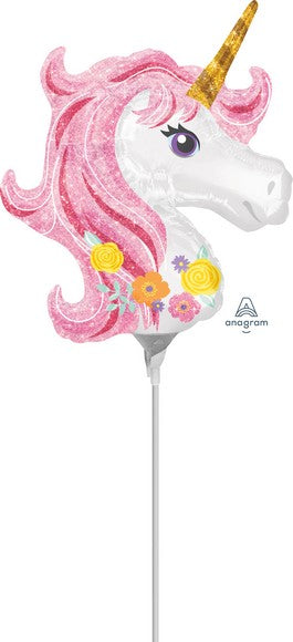 Palloncino in Foil MiniShape Unicorno Magico