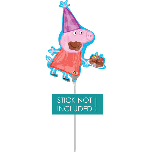 Mini Shape Peppa Pig Foil Balloon. A30