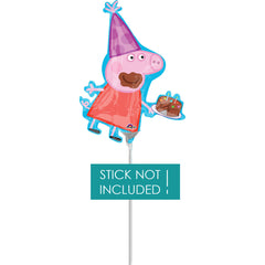 Mini Shape Peppa Pig Foil Balloon. A30