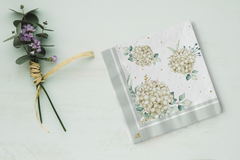 Tovaglioli ortensie e oro 33x33cm 16pz