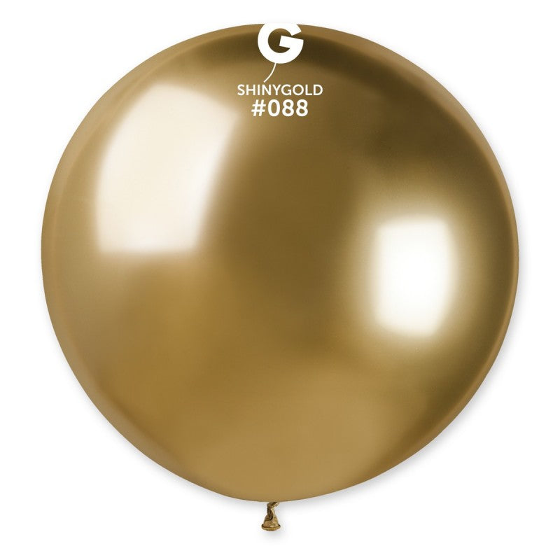 30inch shiny gold hot air balloon 2pcs