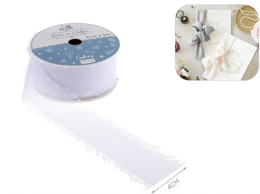 nastro chiffon bianco