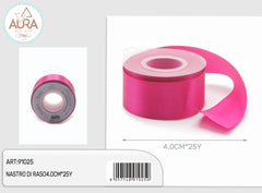 4cmx25y fuchsia satin ribbon