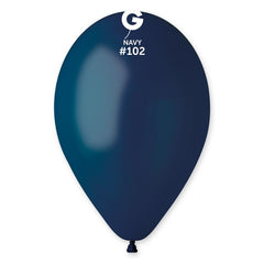 12-inch pastel navy latex balloons, 100 pcs
