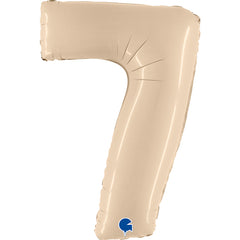numero 7 foil 100cm/40inch beige satinato