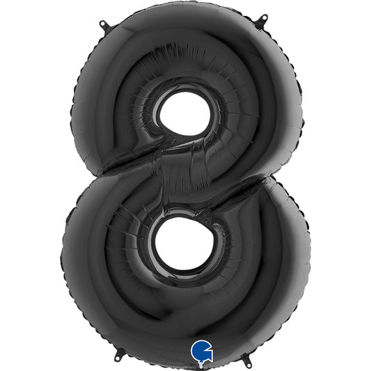 numero 8 foil 100cm/40inch nero