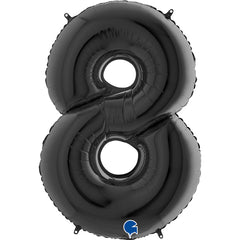 number 8 foil 100cm/40inch black