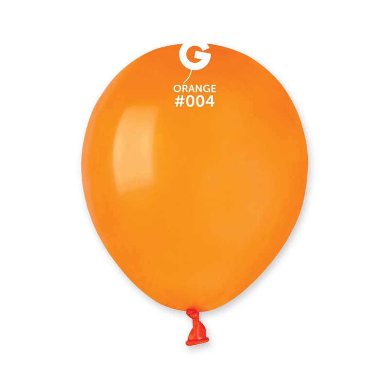 5 inch pastel orange latex balloons cf100